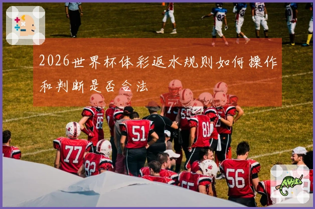 2026世界杯体彩返水规则如何操作和判断是否合法